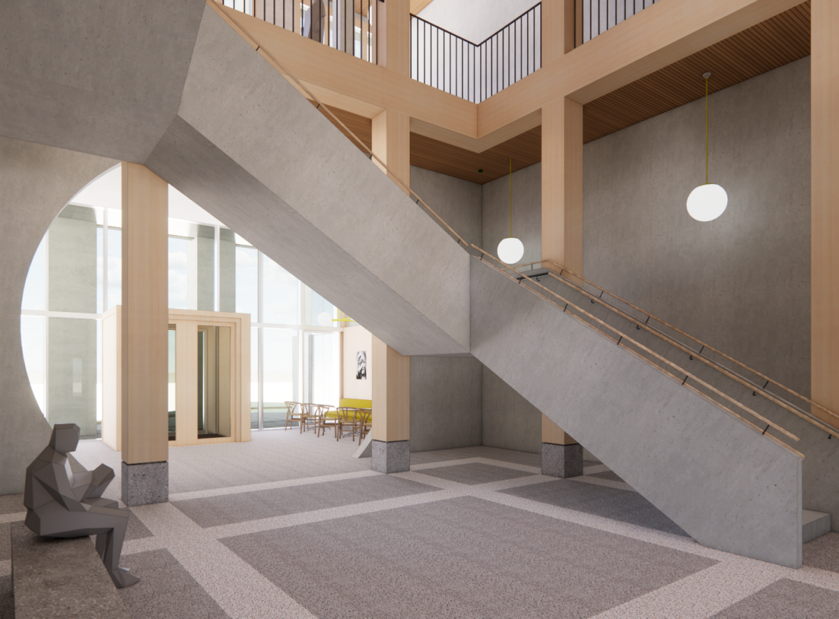 © Entwürfe Kraus Schönberg Architekten Blick ins Atrium