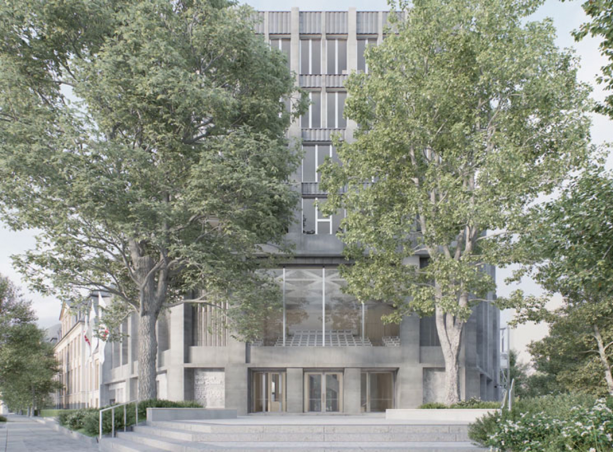 © Entwürfe Kraus Schönberg Architekten Visualisierung des Eingangs