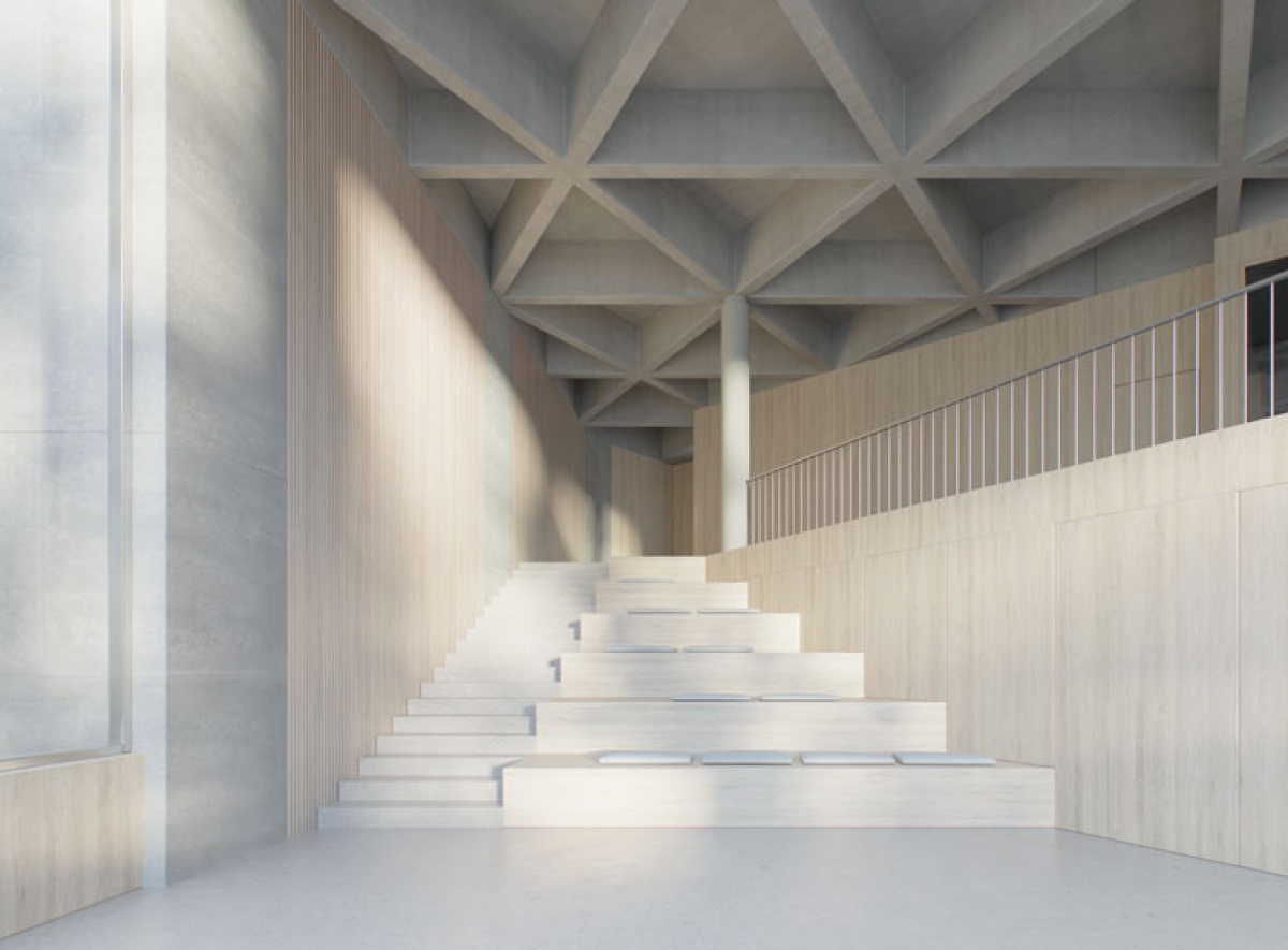 © Visualisierung Kraus Schönberg Architekten Visualisierung einer Multifunktionsfläche